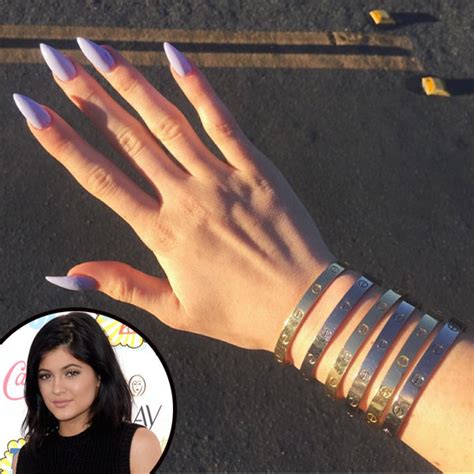 kylie jenner cartier bracelet stack|kylie jenner bracelets.